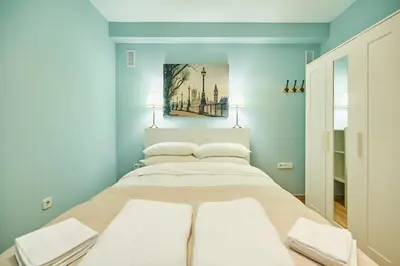 Cama o camas de una habitación en MyHouseSpain - Moderno piso I en Chueca