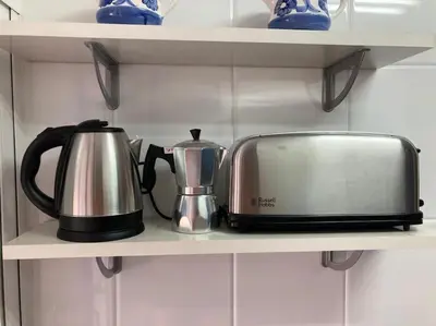 Una cocina o zona de cocina en Apto 2 habitaciones, garaje gratis