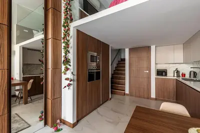 Una cocina o zona de cocina en Fantastic & Pleasant Loft in Retiro