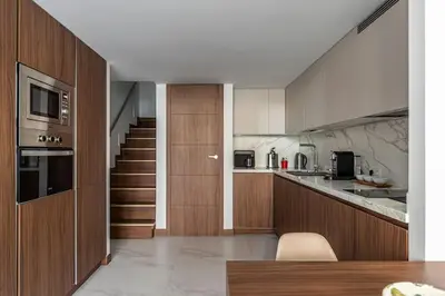 Una cocina o zona de cocina en Fantastic & Pleasant Loft in Retiro