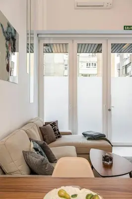 Zona de estar de Fantastic & Pleasant Loft in Retiro
