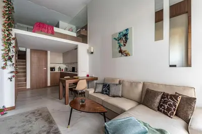 Una cocina o zona de cocina en Fantastic & Pleasant Loft in Retiro