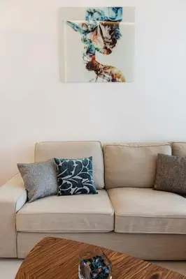 Zona de estar de Fantastic & Pleasant Loft in Retiro