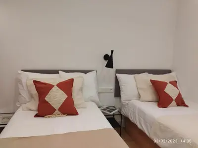 Cama o camas de una habitación en Centro VII 6BR 6BH
