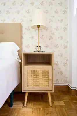 Cama o camas de una habitación en Apartamento Madrid Centro