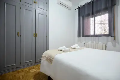 Cama o camas de una habitación en Apartamento Madrid Centro