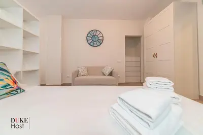 Cama o camas de una habitación en Marqués de Vadillo2 Apartments
