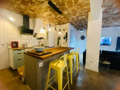 Una cocina o zona de cocina en City Park Center 5