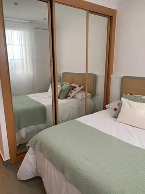 Cama o camas de una habitación en Coqueto apartamento en Chamberí EGU