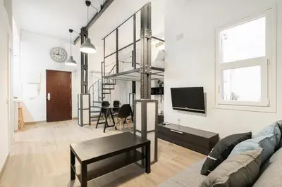 Una televisión o centro de entretenimiento en Precioso apartamento La Latina-Rastro ARN