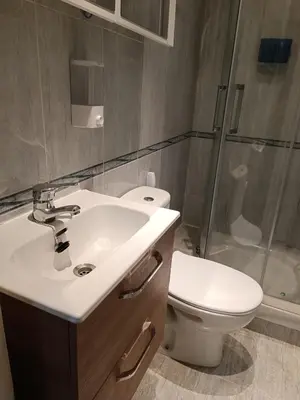 Un baño de Tranquilo apartamento Pacífico/Ciudad de Barcelona