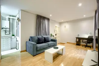 Zona de estar de Callao Central - Apartamento de 1 dormitorio