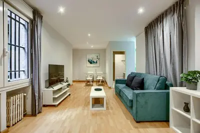 Zona de estar de Callao Central - Apartamento de 1 dormitorio