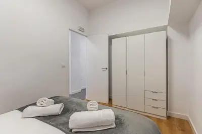 Cama o camas de una habitación en Waou Essence I Los Austrias - Corta Duración