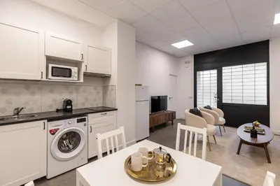 Una cocina o zona de cocina en Waou Essence I Los Austrias - Corta Duración