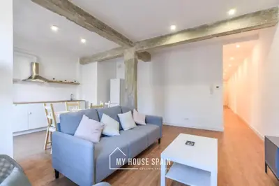 Zona de estar de MyHouseSpain - Moderno piso en Embajadores
