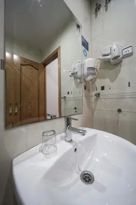 Un baño de Hostal Las Fuentes