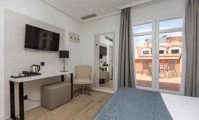Cama o camas de una habitación en Porcel Ganivet