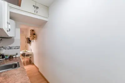 Una cocina o zona de cocina en Acogedor piso Madrid Centro ALQUILER TEMPORAL