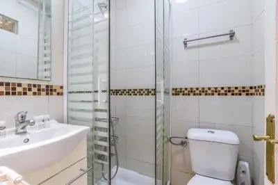 Un baño de Acogedor piso Madrid Centro ALQUILER TEMPORAL