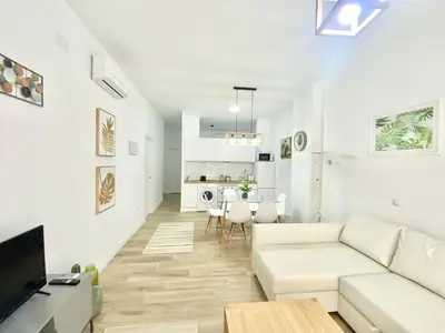 Zona de estar de Puente Praga Aparment