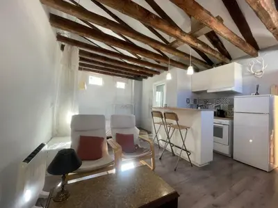 Una cocina o zona de cocina en Punta Me Beautiful Apartment in Plaza España