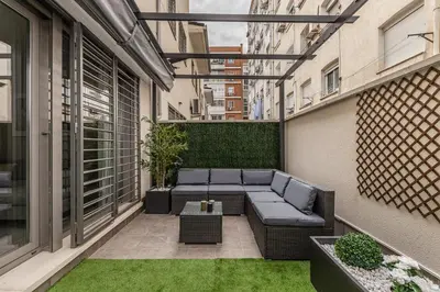 Zona de estar de Victor Apartments Retiro Park