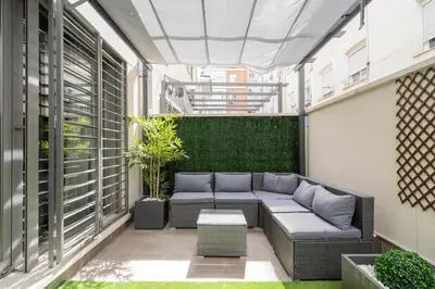 Zona de estar de Victor Apartments Retiro Park