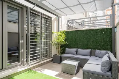 Zona de estar de Victor Apartments Retiro Park