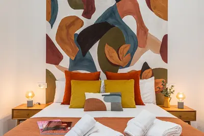 Cama o camas de una habitación en Waou Ponzano & Chamberi IV