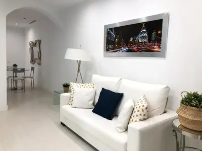 Zona de estar de Apartamento de Diseño en Plaza Mayor