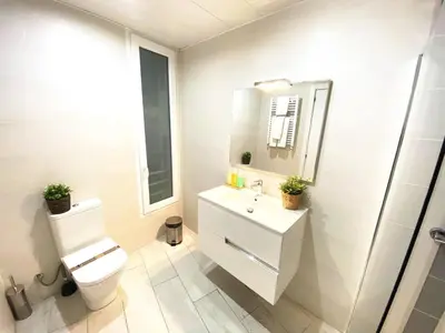 Un baño de Apartamento de Diseño en Plaza Mayor
