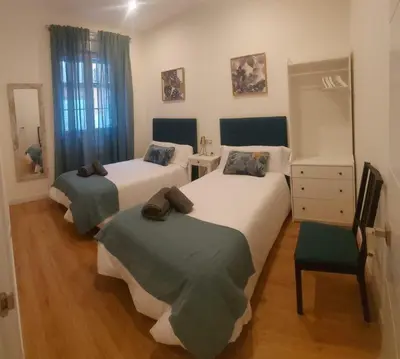 Cama o camas de una habitación en Apartamento Roco