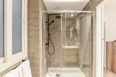 Un baño de Acogedor apartamento Gran Via -No Ascensor-