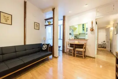 Zona de estar de Luminoso Apartamento en Lavapiés-Tirso de Molina