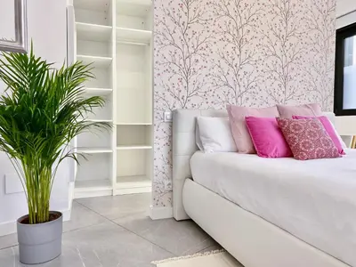 Cama o camas de una habitación en Madrid Vistillas - Apartamento Acogedor
