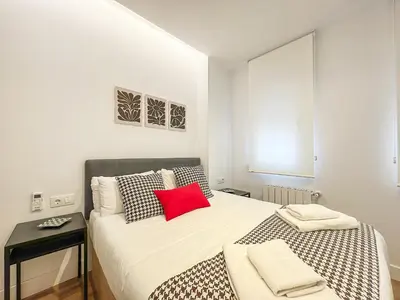 Cama o camas de una habitación en Piso Acogedor2H/2B Barrio Salamanca Berlany España