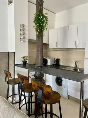 Una cocina o zona de cocina en Apartamento en el centro de Madrid!!