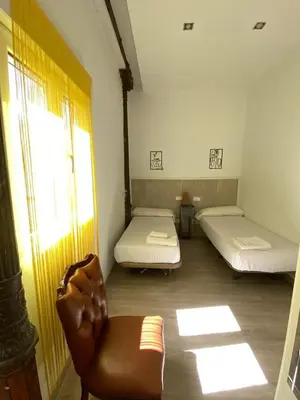 Cama o camas de una habitación en Apartamento en el centro de Madrid!!