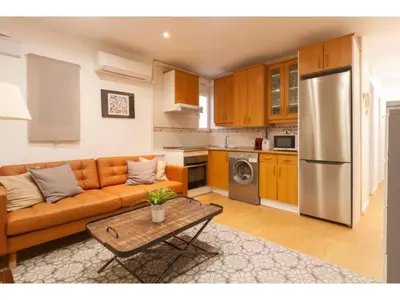 Una cocina o zona de cocina en Bonito apartamento en B. Salamanca H34