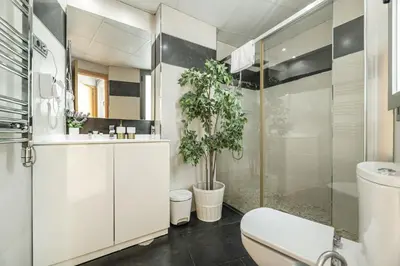 Un baño de Luxury apartments in Barrio Palacio