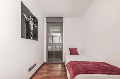 Cama o camas de una habitación en Luxury apartments in Barrio Palacio