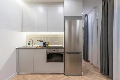 Una cocina o zona de cocina en Limehome Madrid Calle de Luchana - estancia temporal