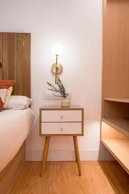 Cama o camas de una habitación en Chueca II calle Barco 2BR 2BH