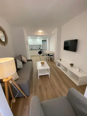 Una televisión o centro de entretenimiento en Apartamento de lujo reciente construcción, distrito Salamanca, Alquiler Temporada