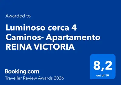 Certificado, premio, señal o documento que está expuesto en Luminoso cerca 4 Caminos- Apartamento REINA VICTORIA