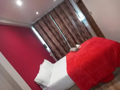 Cama o camas de una habitación en Corazón de Hortaleza 2