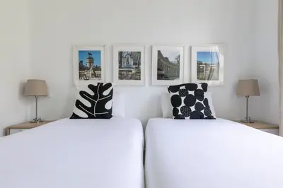 Cama o camas de una habitación en Madrid Pacífico, Junto al Retiro, 2 habitaciones