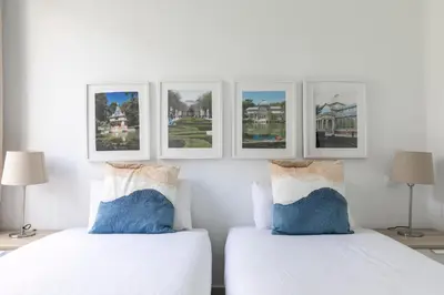 Cama o camas de una habitación en Madrid Pacífico, Junto al Retiro, 2 habitaciones