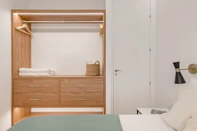 Cama o camas de una habitación en Malasaña XI 3BR 3BH